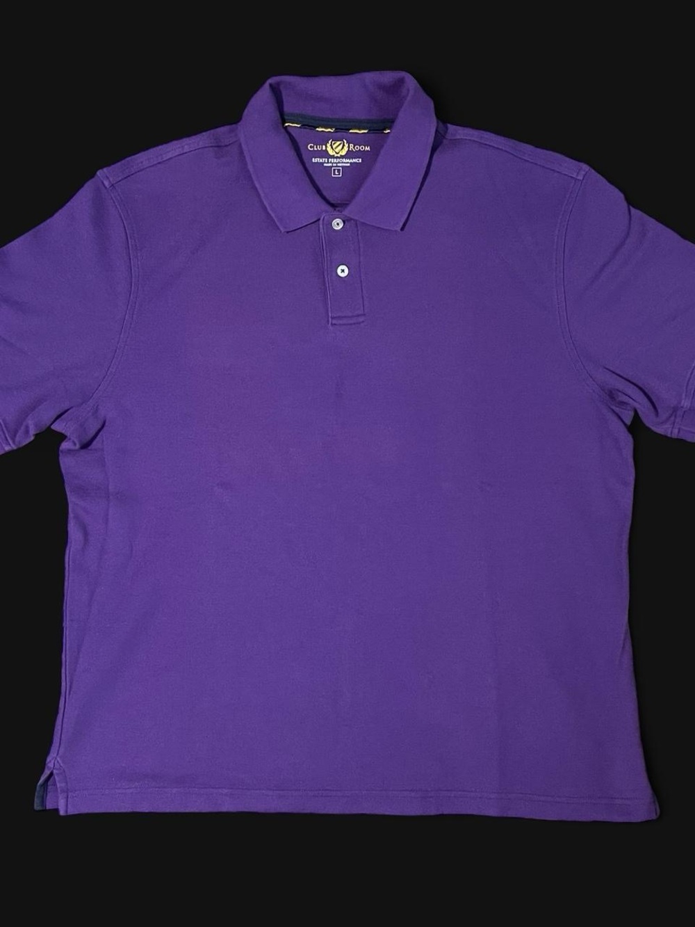 Club Room Men's Polo in Vibrant Purple